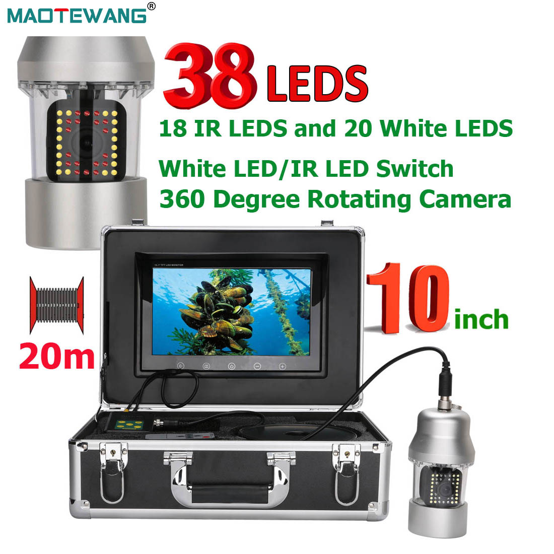 MAOTEWANG Underwater Fishing V - Fish Finder Cable recension och pris