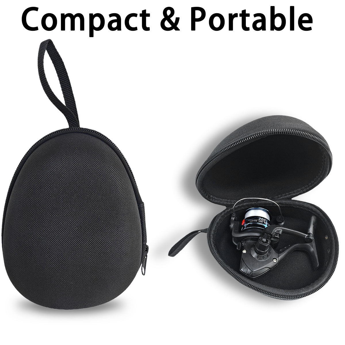 Hard Shell Fishing Reel Protec - Fish Finder Case recension och pris