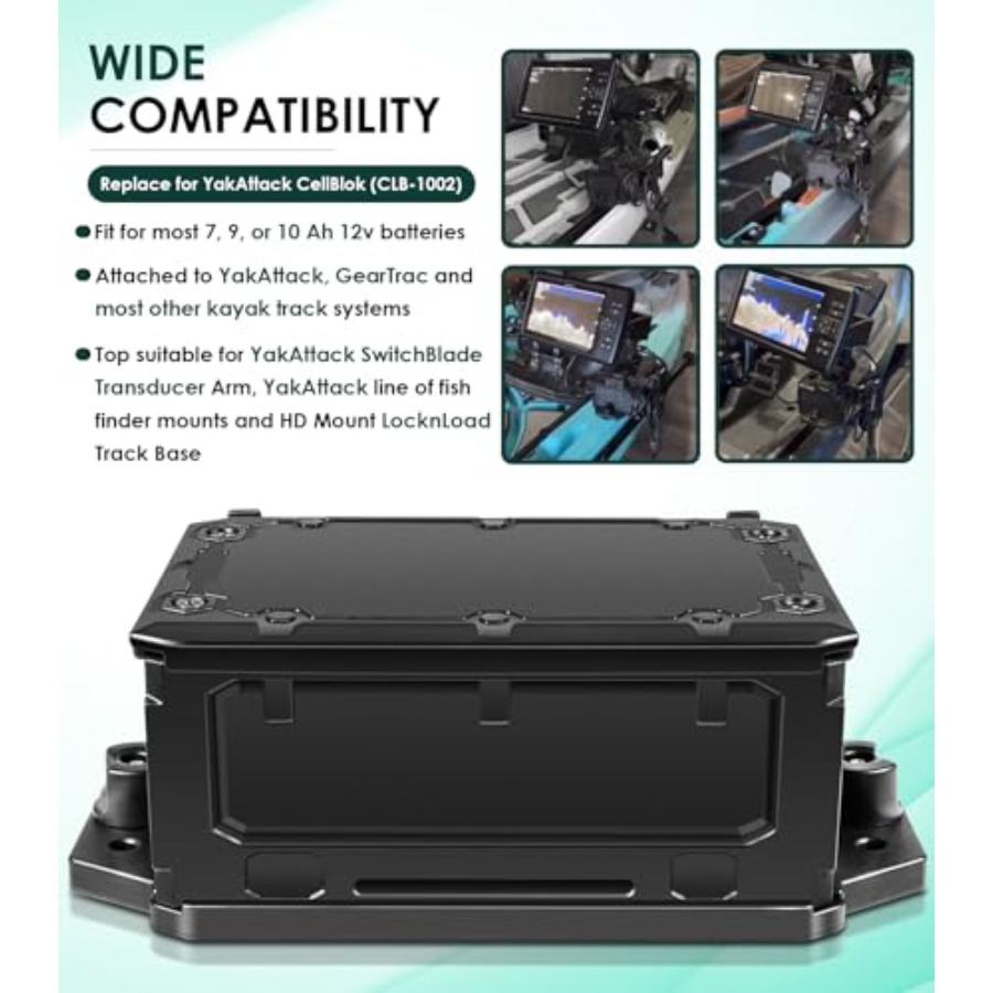 Track Mounted Battery Box for  - Fish Finder Mount recension och pris
