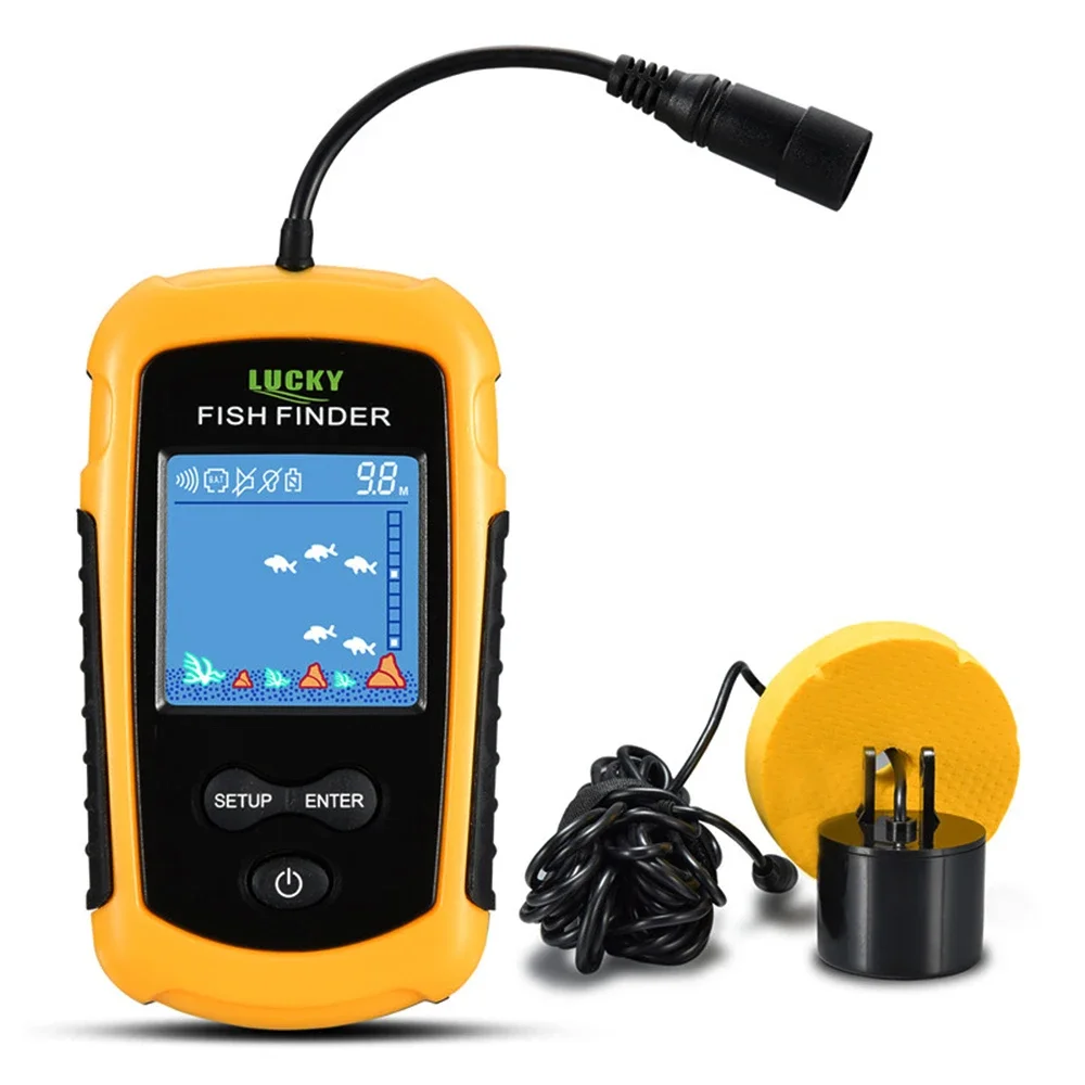 Lucky LCD Color Screen Portabl - Fish Finder Cable recension och pris