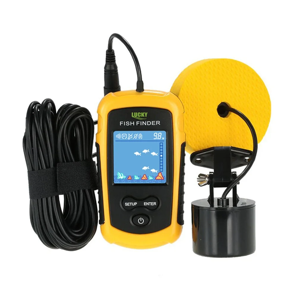Lucky LCD Color Screen Portabl - Fish Finder Cable recension och pris