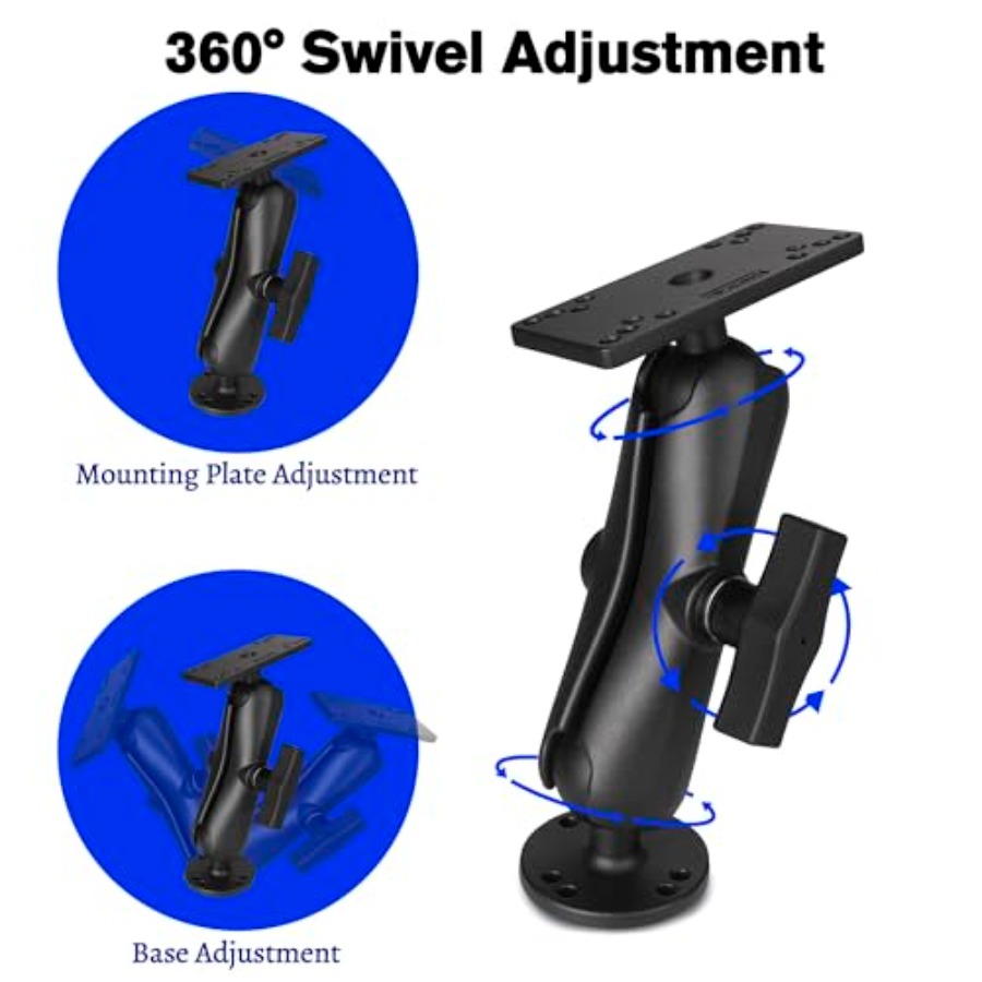 Kayak/boat fish finder mount:  - Fish Finder Mount recension och pris