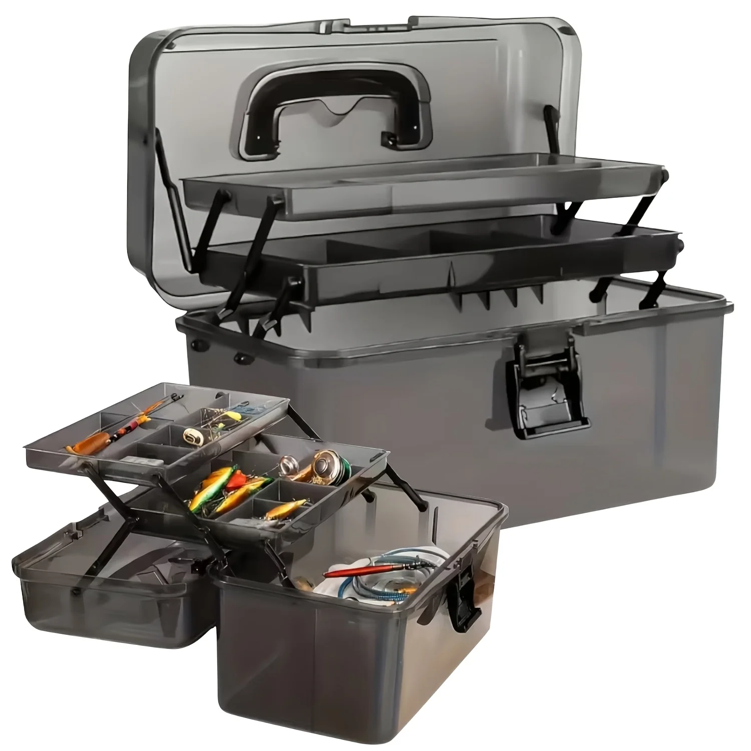 Durable PE Fishing Gear Box |  - Fish Finder Case recension och pris