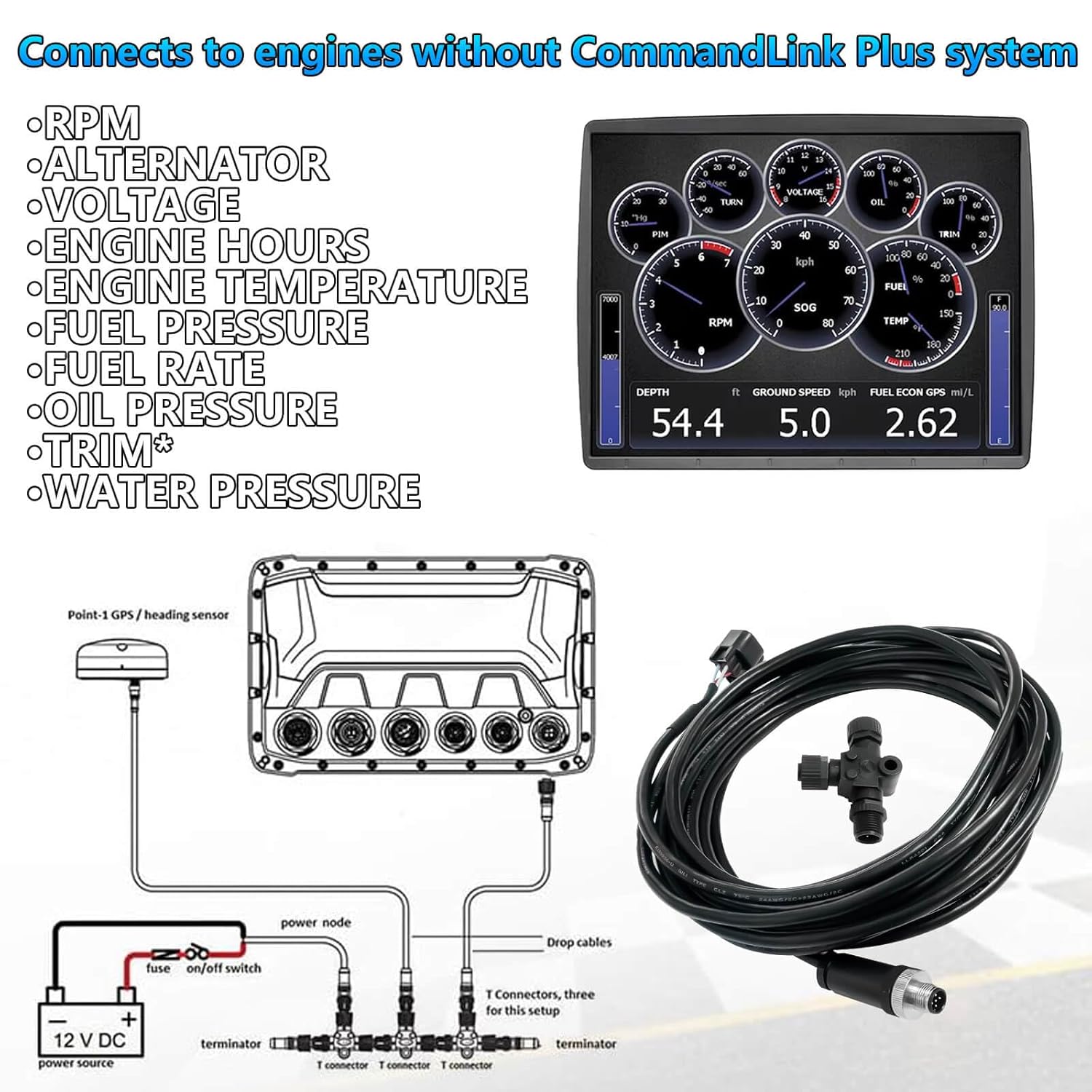 Engine Interface Cable NMEA200 - Fish Finder Cable recension och pris